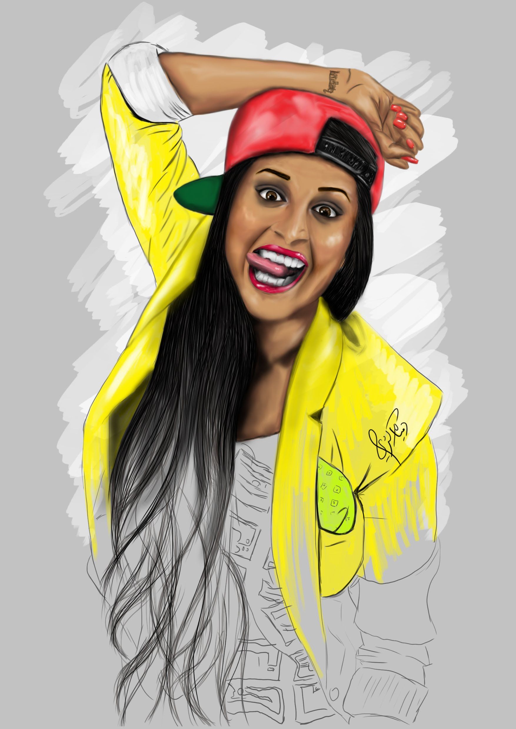 1754x2480 Digital Art (Super Women) Lily ) Speed Painting - Superwoman Painting