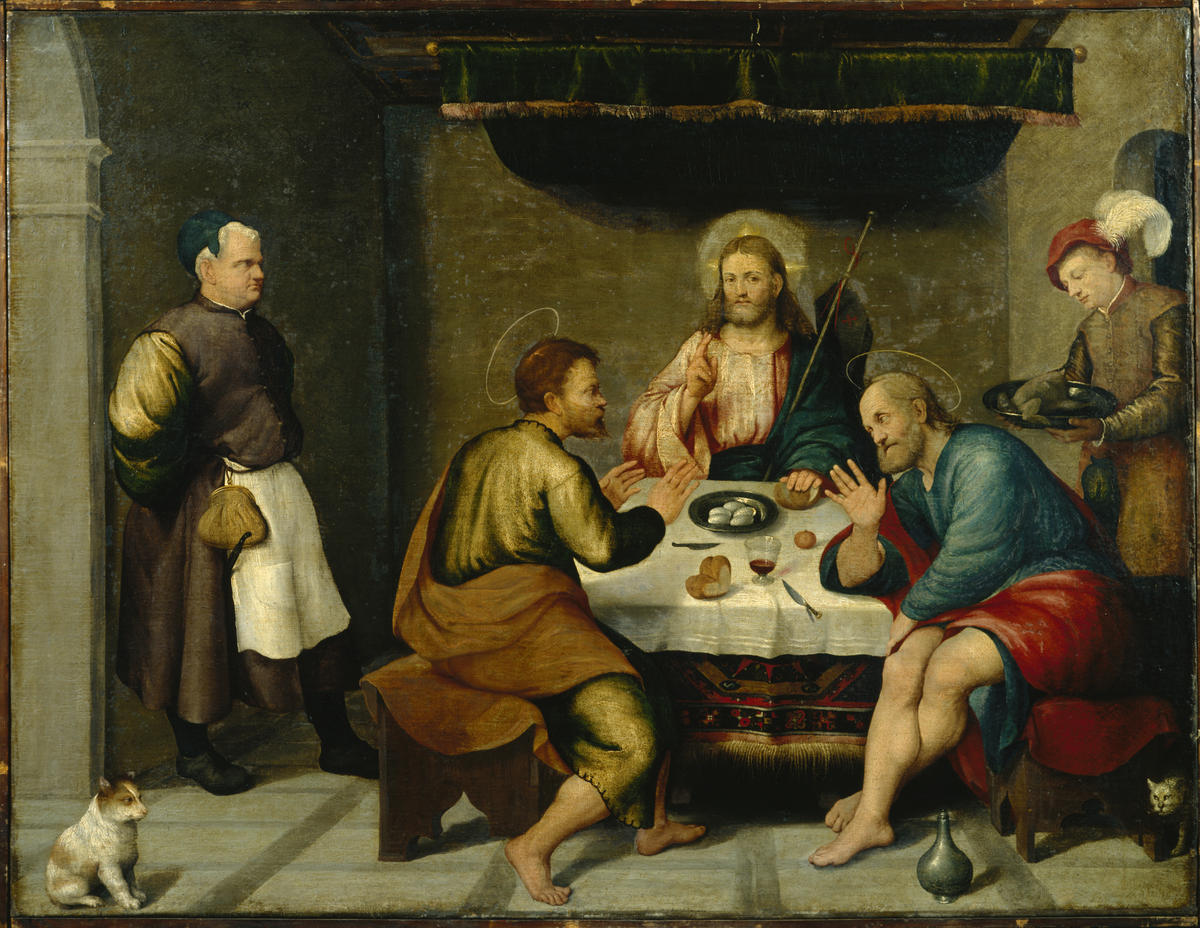 1200x928 The Supper - Supper At Emmaus Painting