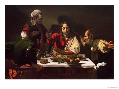 473x355 The Supper - Supper At Emmaus Painting