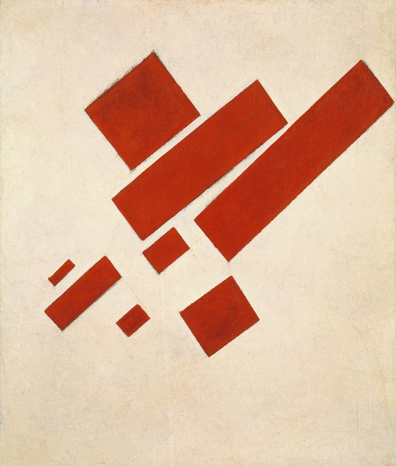 1361x1600 Suprematist Painting Eight Red Rectangles By Kazimir Malevich - Suprematist Painting