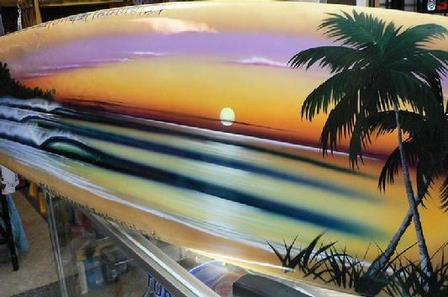 448x297 Old Surfboards Become An Unlikely Artistic Canvas Treehugger - Surfboard Canvas Painting