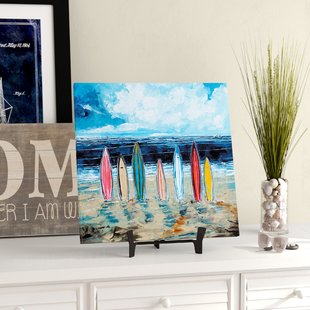 310x310 Surfboard Canvas Art Wayfair - Surfboard Canvas Painting