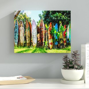 310x310 Surfboard Wall Art Wayfair - Surfboard Canvas Painting