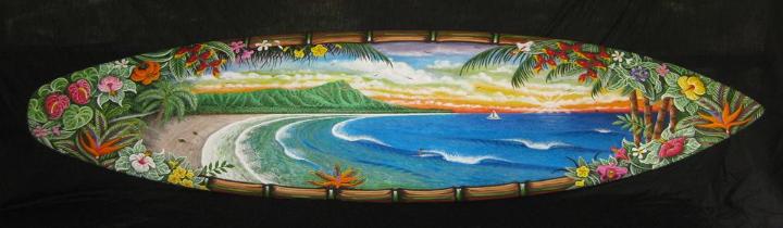 720x210 Blank - Surfboard Canvas Painting