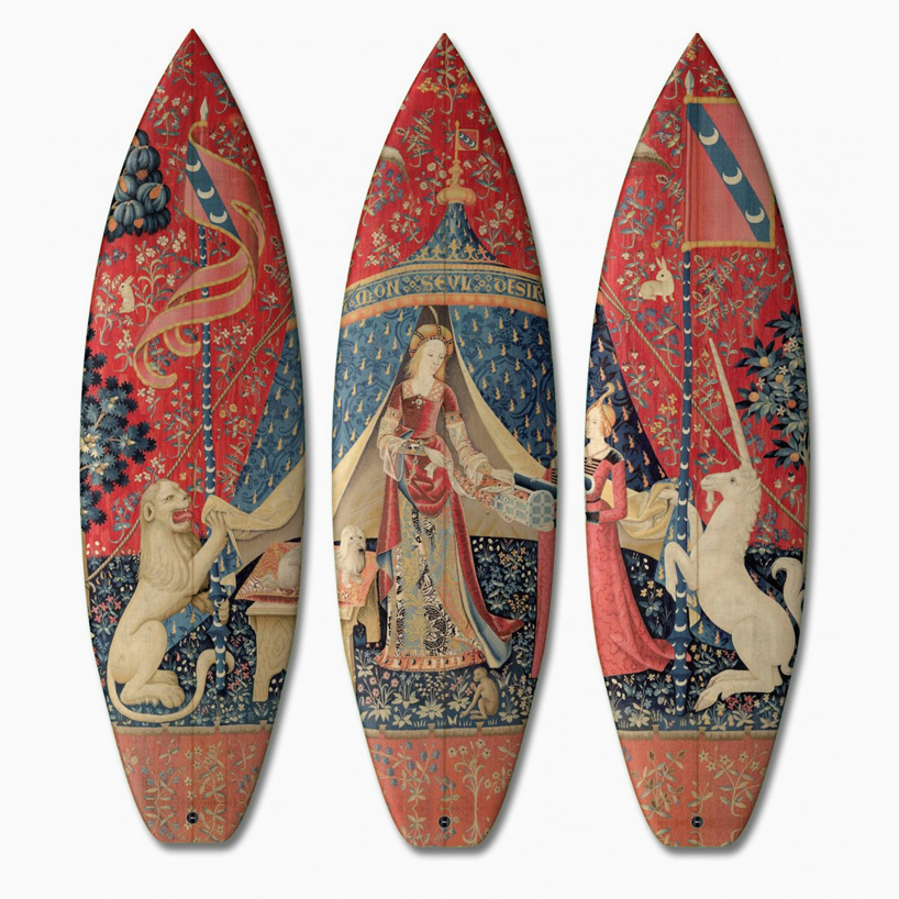 818x818 Boom Art Draws Inspiration From Paintings For Surfboard - Surfboard Painting