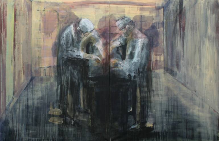 770x494 Saatchi Art Surgery, 2010 Painting By Bostjan Jurecic - Surgery Painting