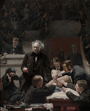 300x372 The Gross Clinic - Surgery Painting