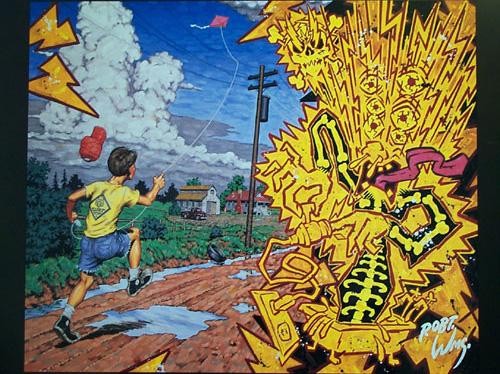 500x374 Robert Williams Timmy Last Surprise Painting Best Timmy Last - Surprise Painting