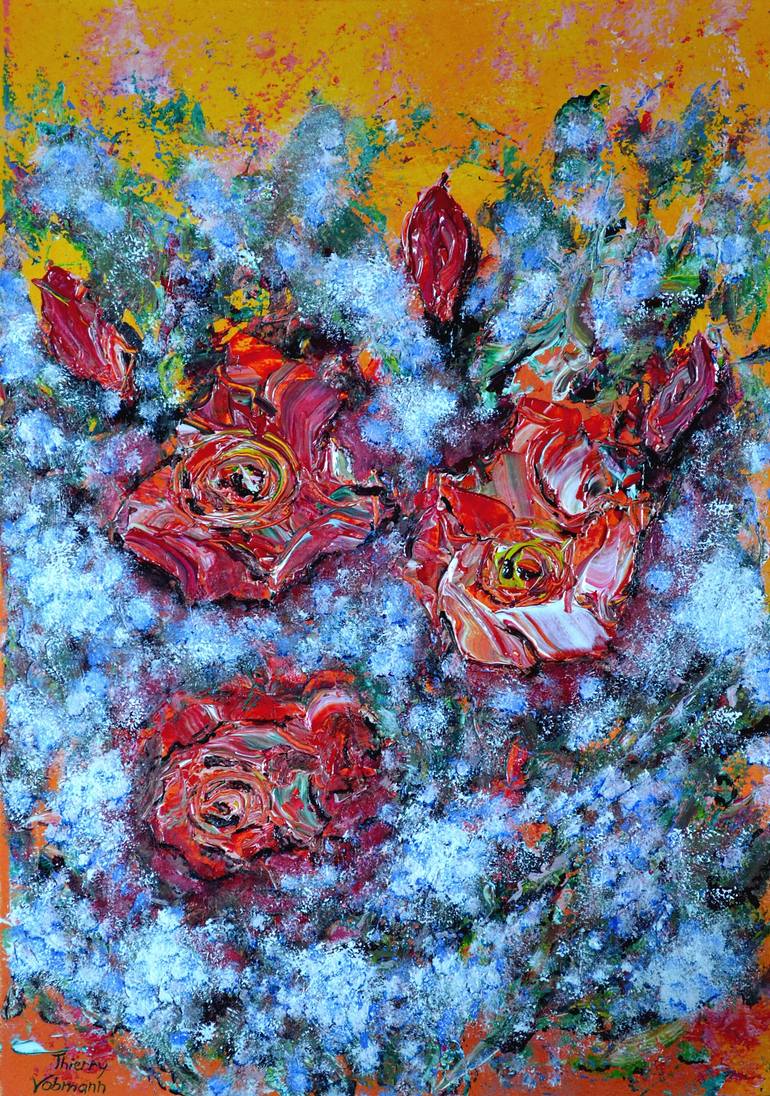 770x1096 Saatchi Art Morning Surprise Painting By Thierry Vobmann - Surprise Painting