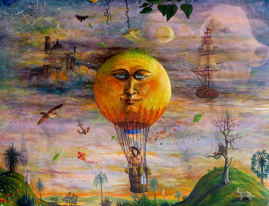 900x689 Surprise Landing Painting By Peter Rodulfo - Surprise Painting