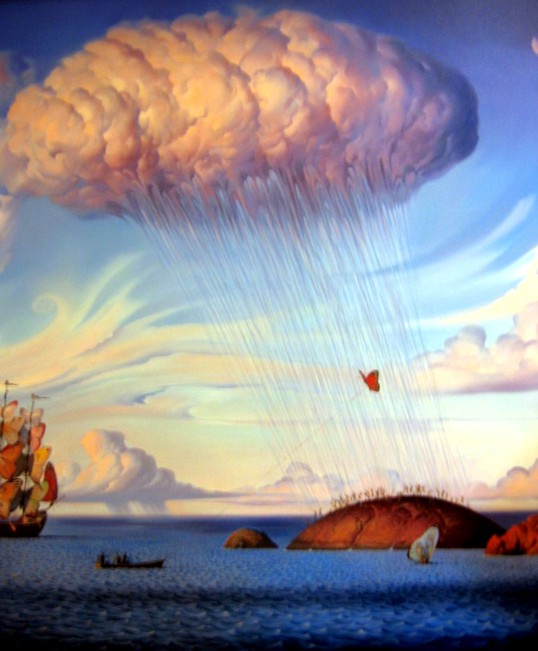 538x651 Surreal Painting Vladimir Kush (30) - Surreal Cloud Painting