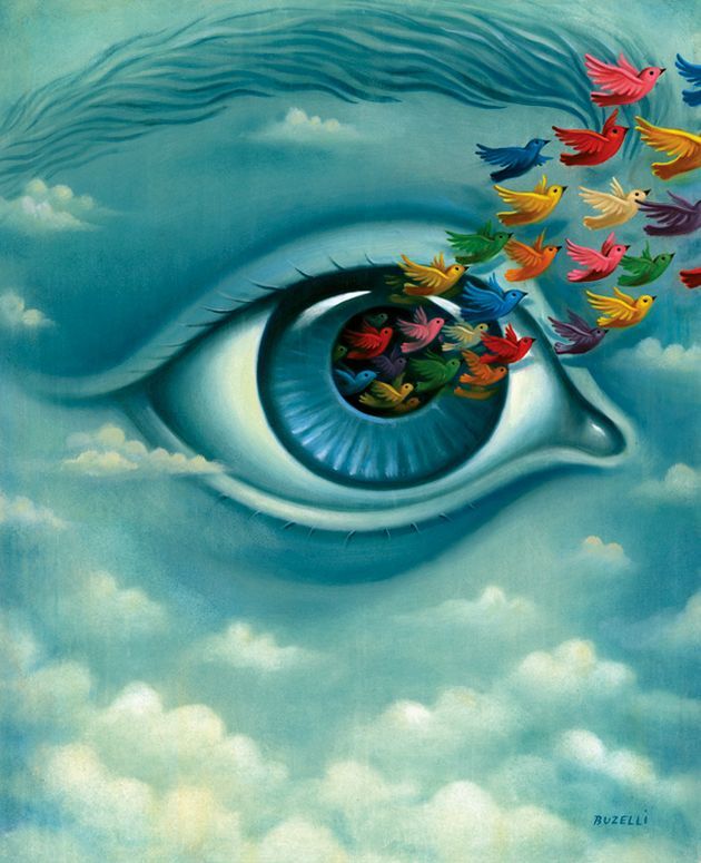 630x775 Surrealismo Surrealism Pop Surrealism - Surreal Eye Painting