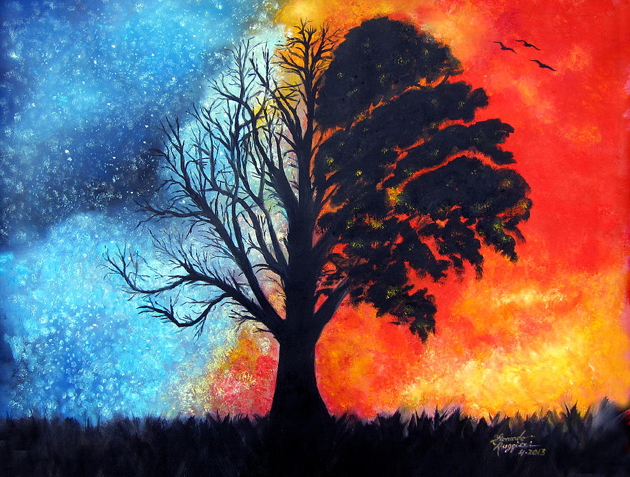 900x681 Surreal Landscape Painting By Leonardo Ruggieri - Surreal Landscape Painting