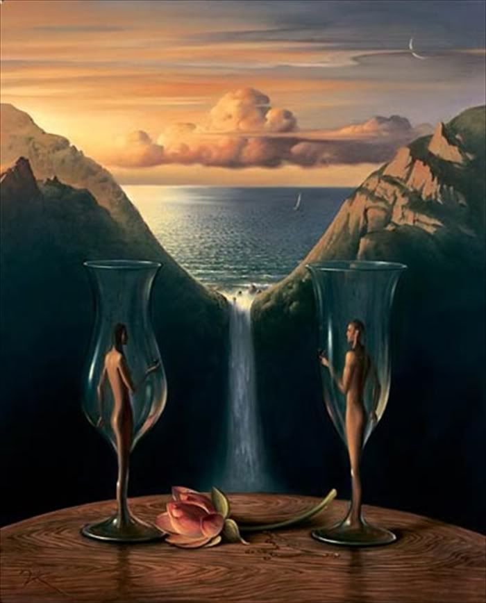 700x868 Vladimir Kush, 1965 ~ The Surreal Landscapes - Surreal Landscape Painting