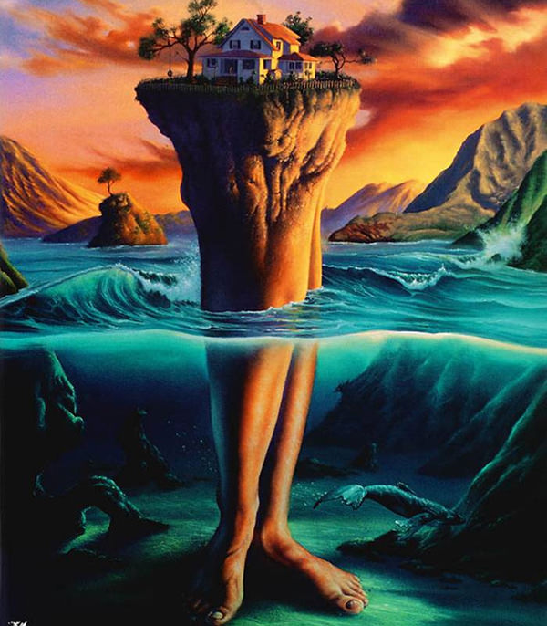 600x686 Surreal Paintings, Digital Painting Free Amp Premium Templates - Surreal Sky Painting