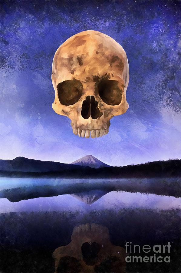 598x900 Under A Surreal Sky Painting By Edward Fielding - Surreal Sky Painting