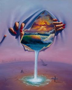 236x297 Dream Imagination Surrealism Surreal Art Cup Of Sunshine - Surrealism And Painting
