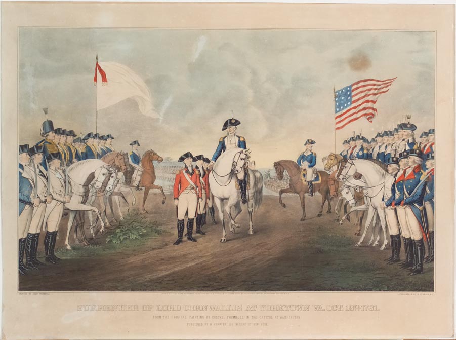 901x671 Surrender Of Lord Cornwallis - Surrender At Yorktown Painting