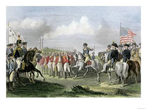 473x355 Surrender Of The British Army Under Lord Cornwallis - Surrender At Yorktown Painting
