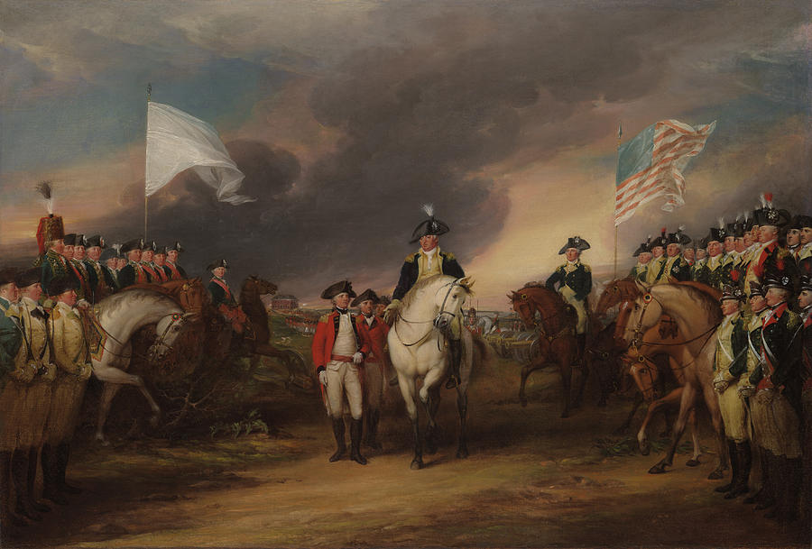 900x609 The Surrender Of Lord Cornwallis At Yorktown, Oct 19, 1781 - Surrender At Yorktown Painting