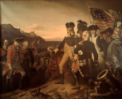 423x344 Akg Images - Surrender At Yorktown Painting