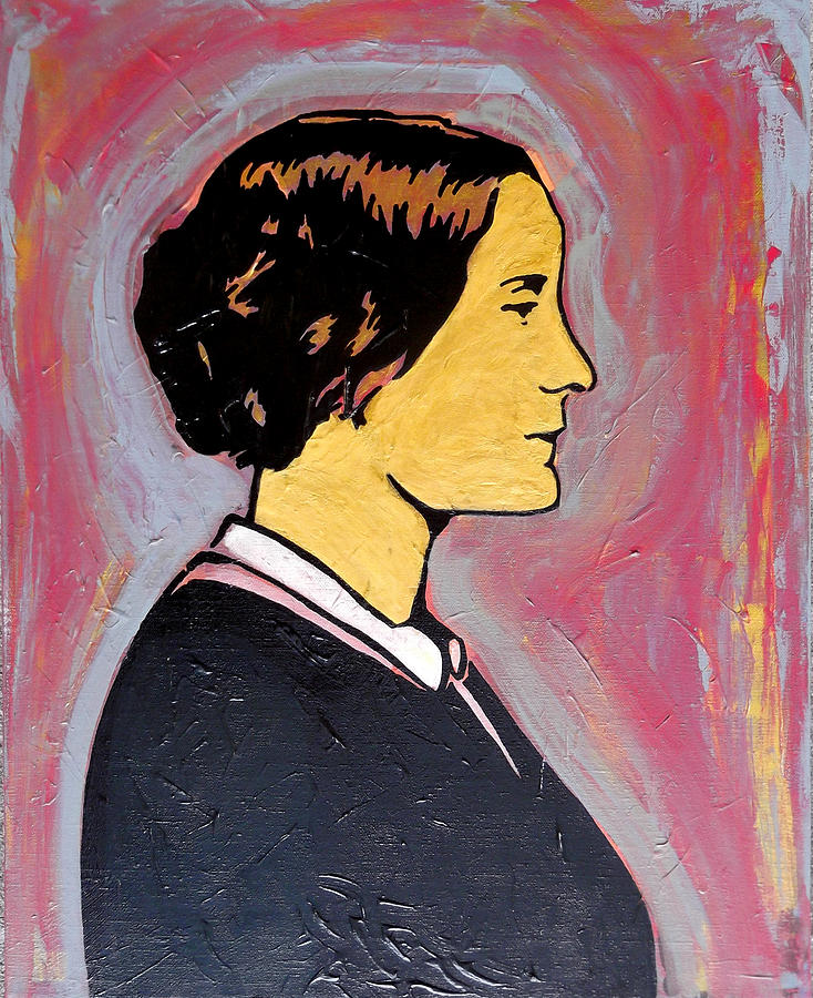 734x900 Susan B. Anthony Painting By Jill Wells - Susan B Anthony Painting