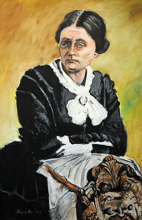 472x730 Susan B. Anthony Oil Painting Frank Argento - Susan B Anthony Painting