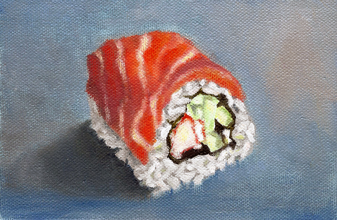 Sushi Painting at PaintingValley.com | Explore collection of Sushi Painting