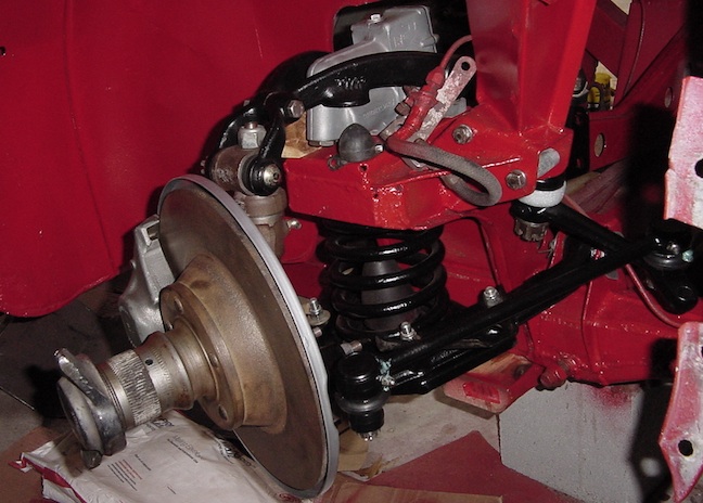 648x464 Austin Healey 3000 Bt7 Restoration - Suspension Painting