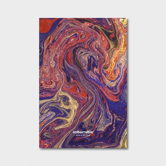 700x700 Notebook Marbled Painting - Sustainable Painting