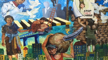 364x204 An Exhibition Of Paintings Organized By United Nations Information - Sustainable Painting