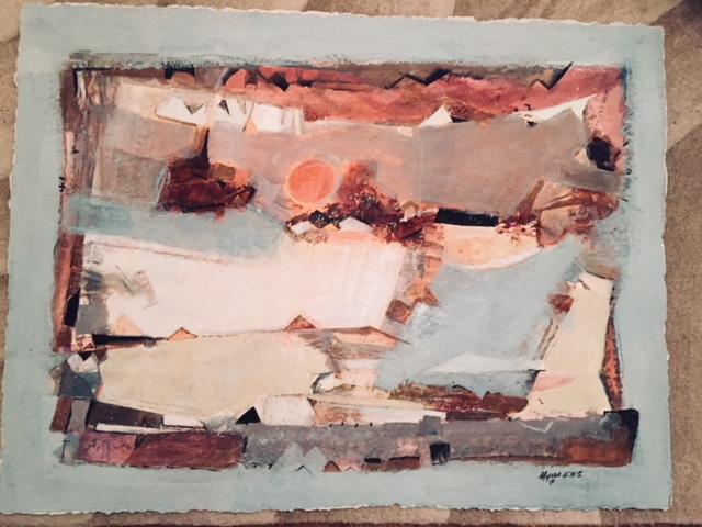 640x480 Song Of The Southwest Original Mixed Media Painting By Carole - Sw Painting