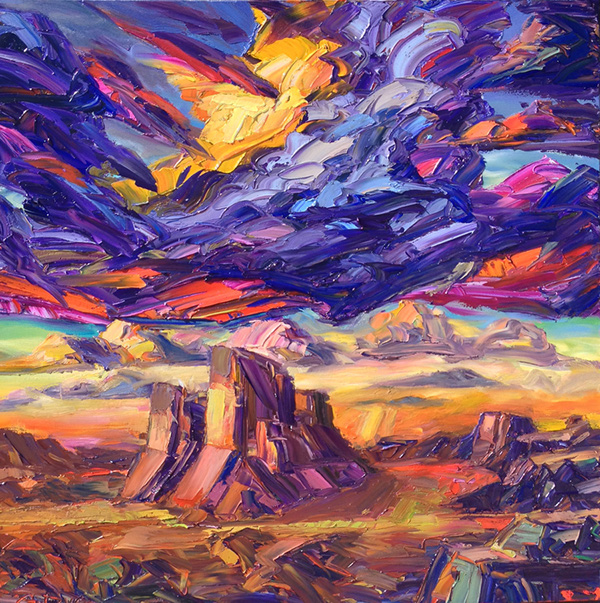600x603 Southwest Art On Behance - Sw Painting
