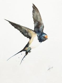 236x315 Lucy Newton - Swallow Painting