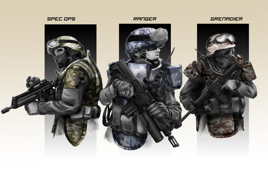 900x576 Near Future Infantry By Hiteklolife - Swat Painting