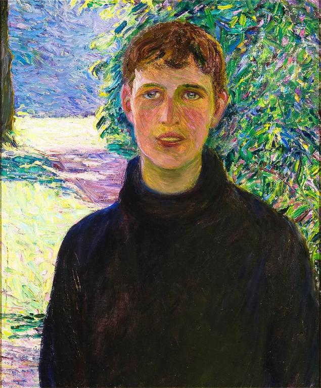 635x768 Lilla Cabot Perry - Sweater Painting