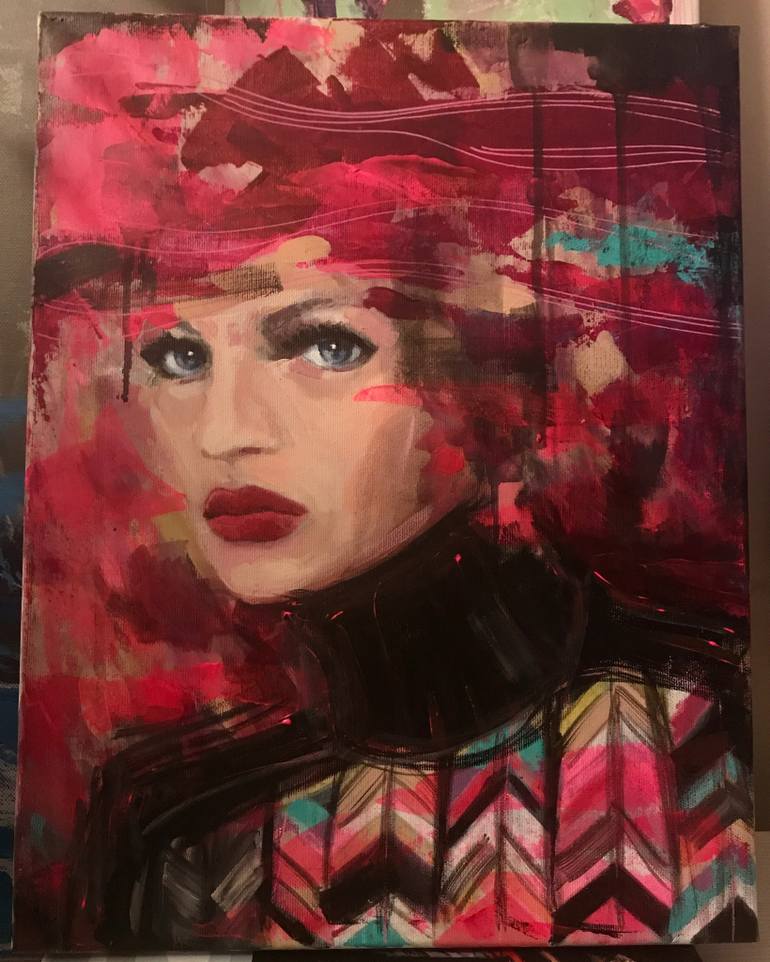 770x962 Saatchi Art New Sweater Painting By Danijela Knezevic - Sweater Painting