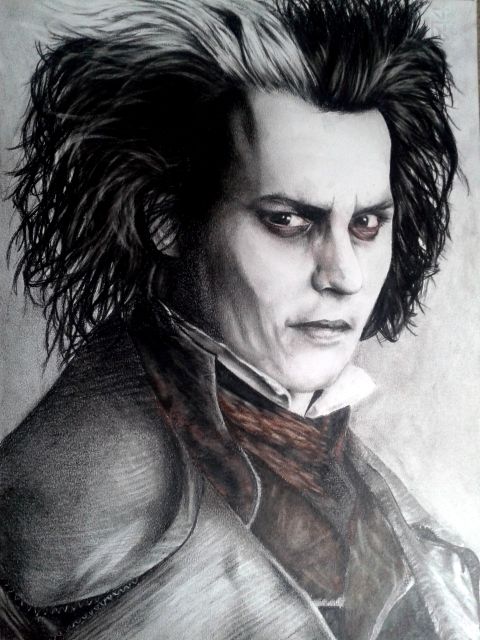480x640 Colkiko.art Sweeney Todd The Demon Barber Of Fleet Street! Po - Sweeney Todd Painting