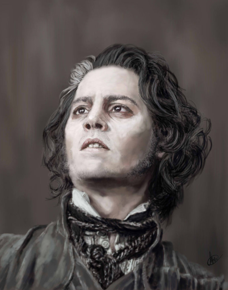 792x1008 Sweeney Todd Art By Syllirium - Sweeney Todd Painting