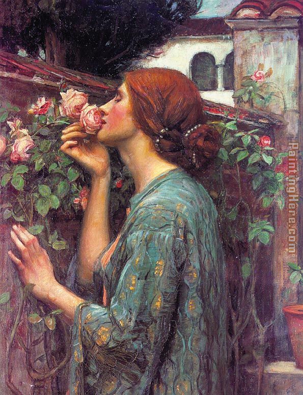 595x775 John William Waterhouse My Sweet Rose Painting Anysize 50% Off - Sweet Painting