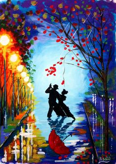236x334 Amazing Paintings By Leonid Afremov - Swing Dance Painting