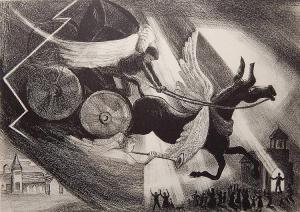 300x212 Prices And Estimates Of Works Ruth Starr Rose - Swing Low Sweet Chariot Painting