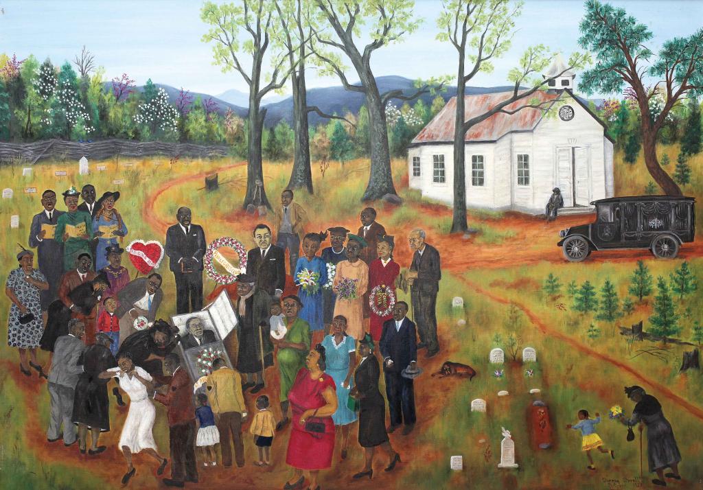 1024x714 Inside Looking Out The Art Queena Stovall Virginia Museum - Swing Low Sweet Chariot Painting