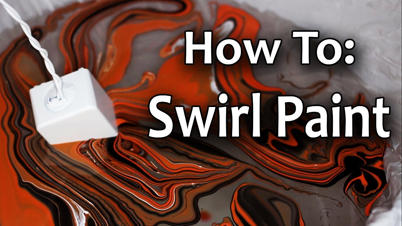 1280x720 How To Swirl Paint Tutorial - Swirl Abstract Painting