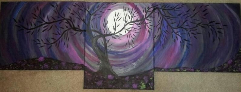 796x305 Joyful H'Arts Studio - Swirl Tree Painting