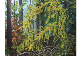 340x270 Swirl Tree Painting Etsy - Swirl Tree Painting