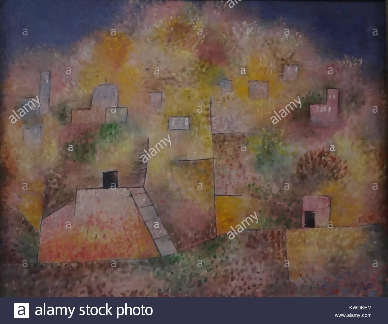 1300x1087 Oriental Pleasure Garden, By Paul Klee, 1925, Swiss Painting, Oil - Swiss Painting