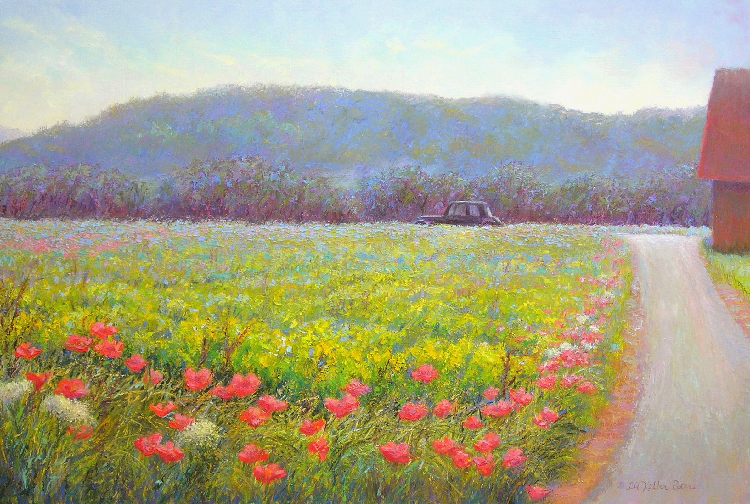 2383x1602 The Detour - Switzerland Painting