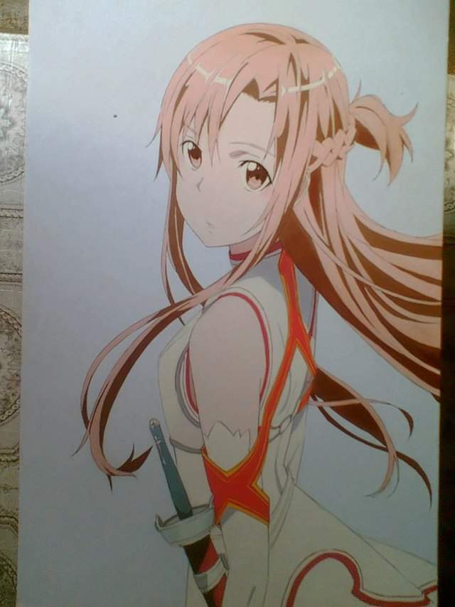 640x853 Sword Art Online Painting Anime Amino - Sword Art Online Painting