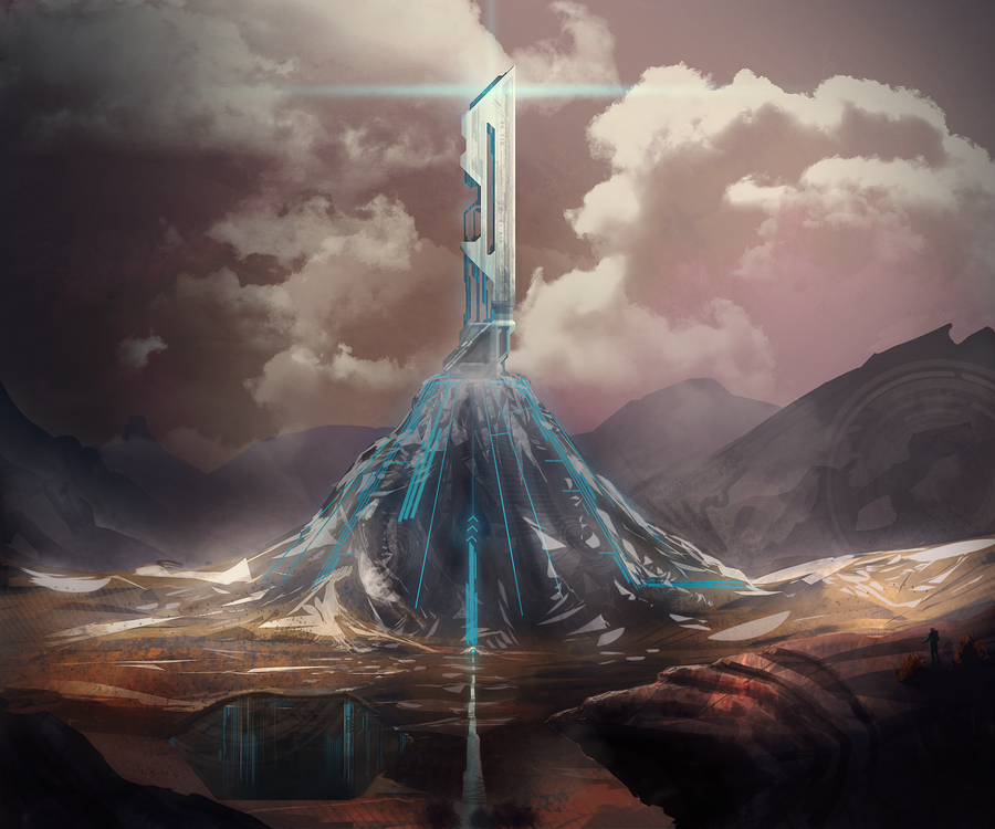 900x750 Sword In The Stone By Tdspiral - Sword In The Stone Painting
